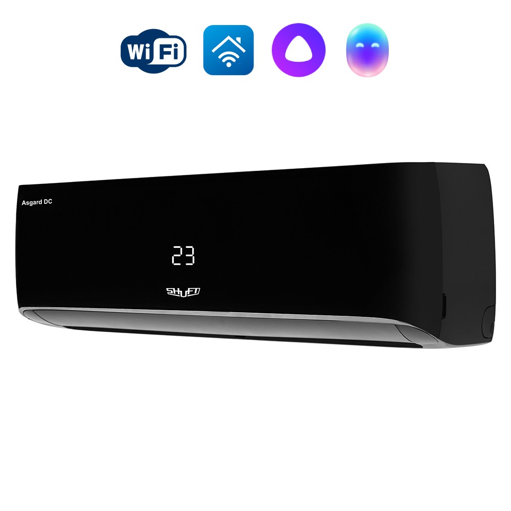 src Сплит-система инверторного типа SHUFT Asgard DC Black SFTHAI-09HN8/BL комплект — изображение 1