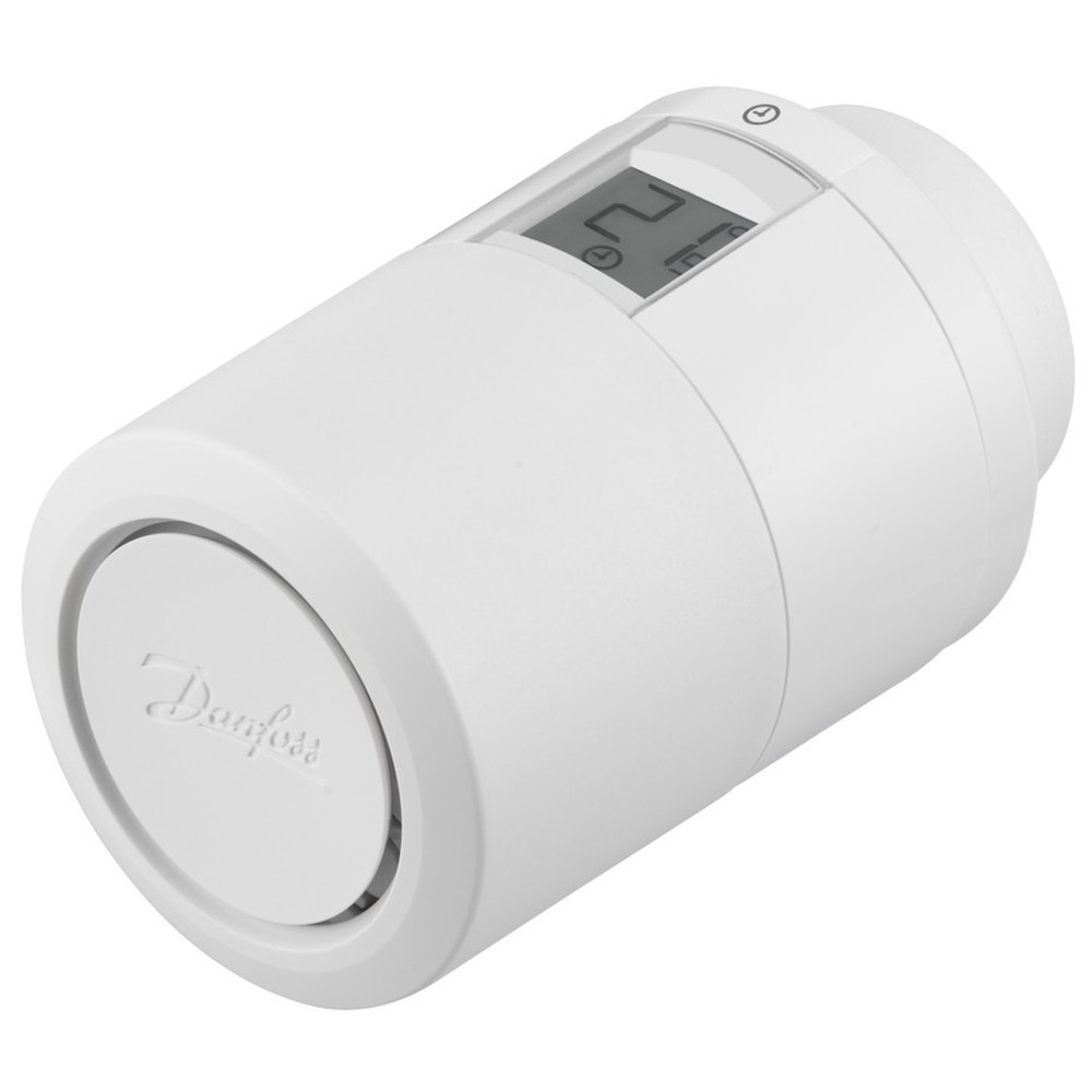 src Термоголовка Danfoss Eco электромех., прогр. с Bluetooth, прис. клипс. RTR+гайка М30х1,5 (014G1003) — изображение 1
