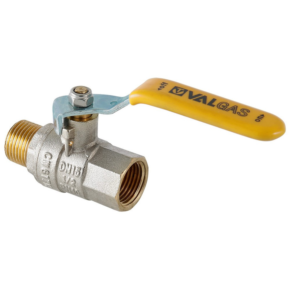 src Кран шаровый газовый "рычаг" ВН внутренняя наружная резьба 1/2" (Valtec VT.272) уп 16 шт — изображение 1