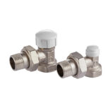 Набор термостатический Royal Thermo для радиатора угловой  1/2" М30х1,5 — изображение 2