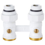 Узел нижнего подключения Royal Thermo прямой 1/2"х3/4" EK (белый) — изображение 2
