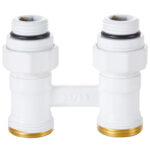 Узел нижнего подключения Royal Thermo прямой 1/2"х3/4" EK (белый) — изображение 3