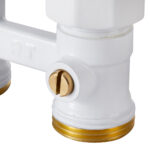 Узел нижнего подключения Royal Thermo прямой 1/2"х3/4" EK (белый) — изображение 5