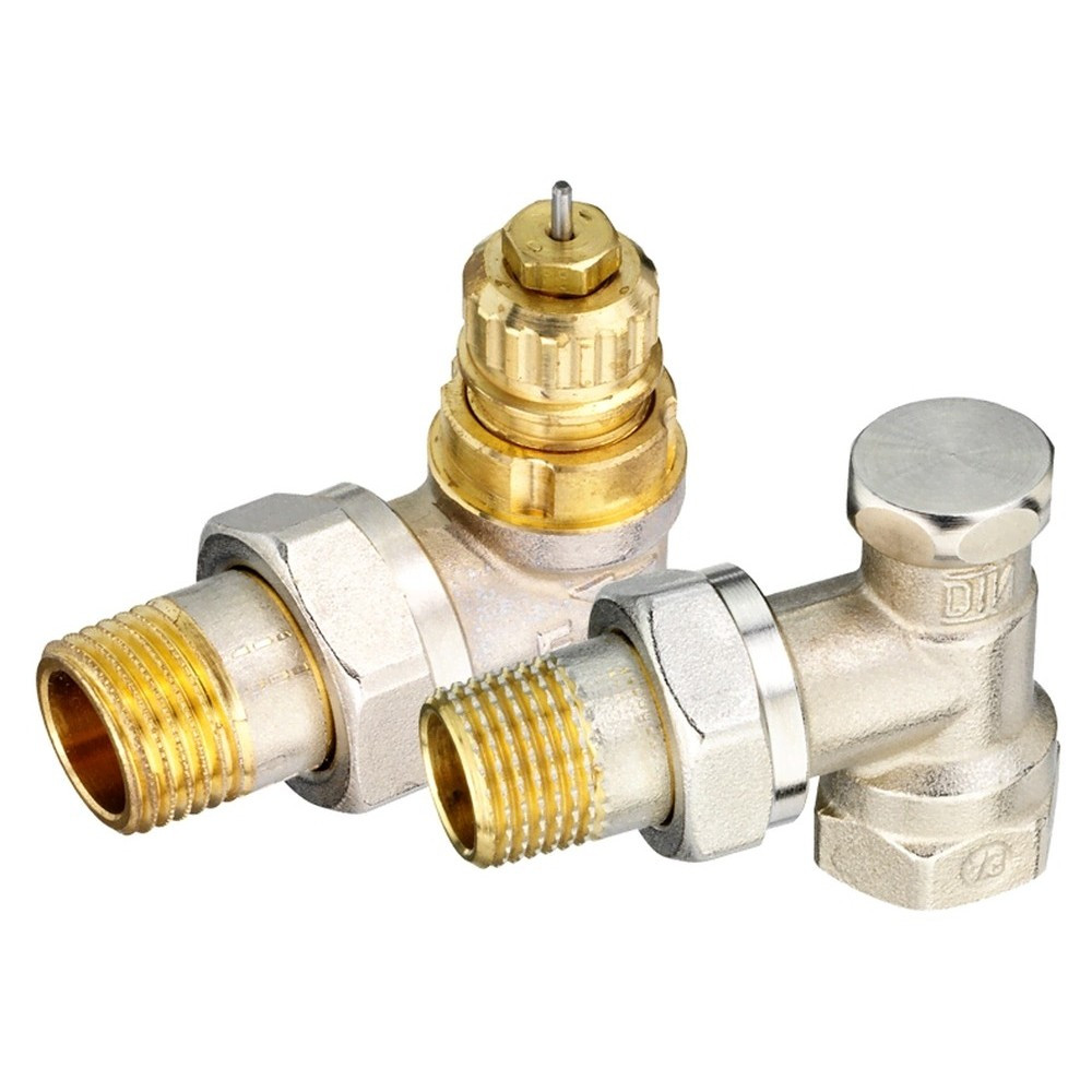 src Набор термостатический для радиатора угловой ROYAL THERMO 3/4" Click — изображение 1