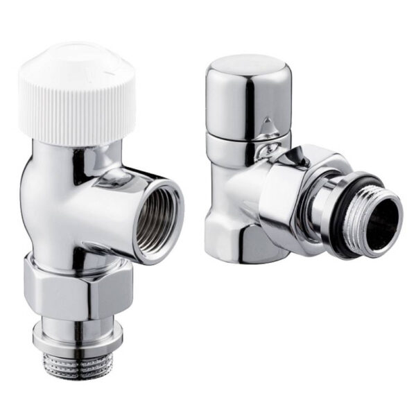 Набор термостатический для радиатора осевой Royal Thermo Design 1/2"М30х1,5 (Хром)