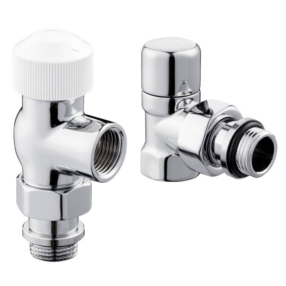 src Набор термостатический для радиатора осевой Royal Thermo Design 1/2"М30х1,5 (Хром) — изображение 1