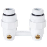 Узел нижнего подключения Royal Thermo угловой 1/2"х3/4" EK (белый) — изображение 3