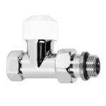 Набор термостатический для радиатора прямой Royal Thermo Design 1/2"М30х1,5 (Хром) — изображение 3