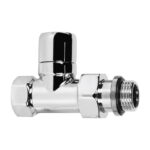 Набор термостатический для радиатора прямой Royal Thermo Design 1/2"М30х1,5 (Хром) — изображение 4