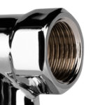 Набор термостатический прямой Royal Thermo Design 1/2" Click (Хром) с термоголовкой Design (Хром) — изображение 5