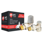 Набор термостатический для радиатора угловой ROYAL THERMO 1/2" Click — изображение 2