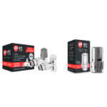 Набор термостатический угловой Royal Thermo Design 1/2" Click (Хром) с термоголовкой Design (Хром) — изображение 2
